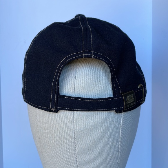 STETSON Black Baseball Cap Mens Hat Adjustable Strapback NWT - Picture 6 of 11